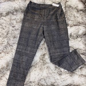 Gray Plaid Banana Replublic Hayden Pant